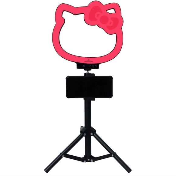 Impressions For Hello Kitty Super Cute 10" RGB Desktop Ring Light w/Tripod - Picture 4 of 14
